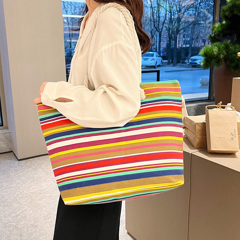 Wholesale Ethnic Printing Tote Bag Canvas Bag